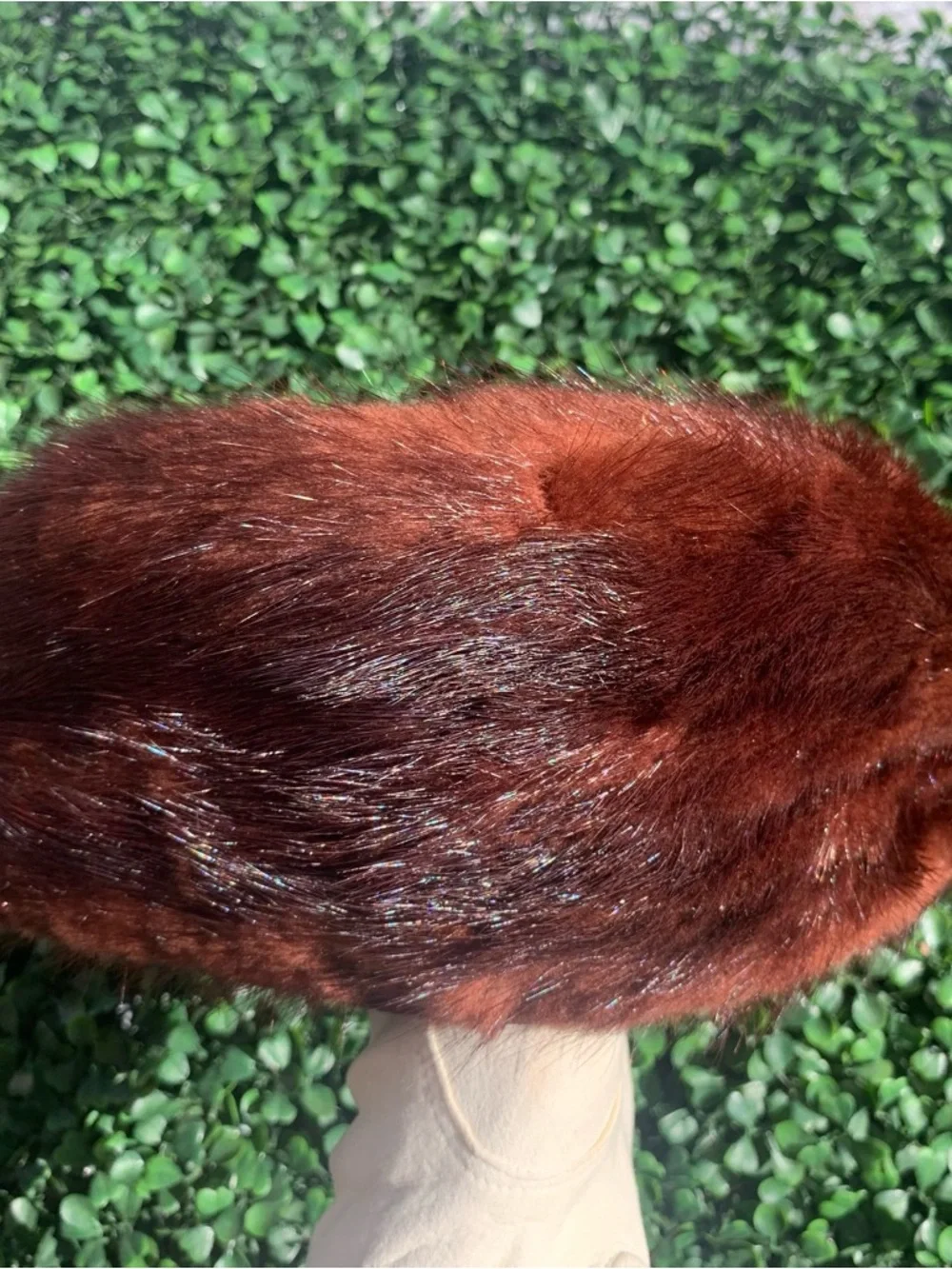 Vintage 50s Styled By Coralie real fur brown hat - Picture 3 of 15